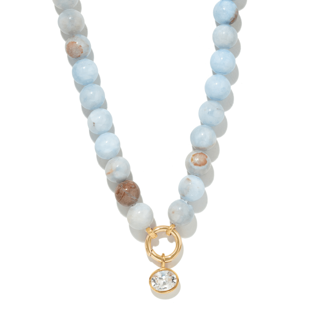SKY JADE GAIA NECKLACE - COLLARES - Malandra Jewelry - TC2440