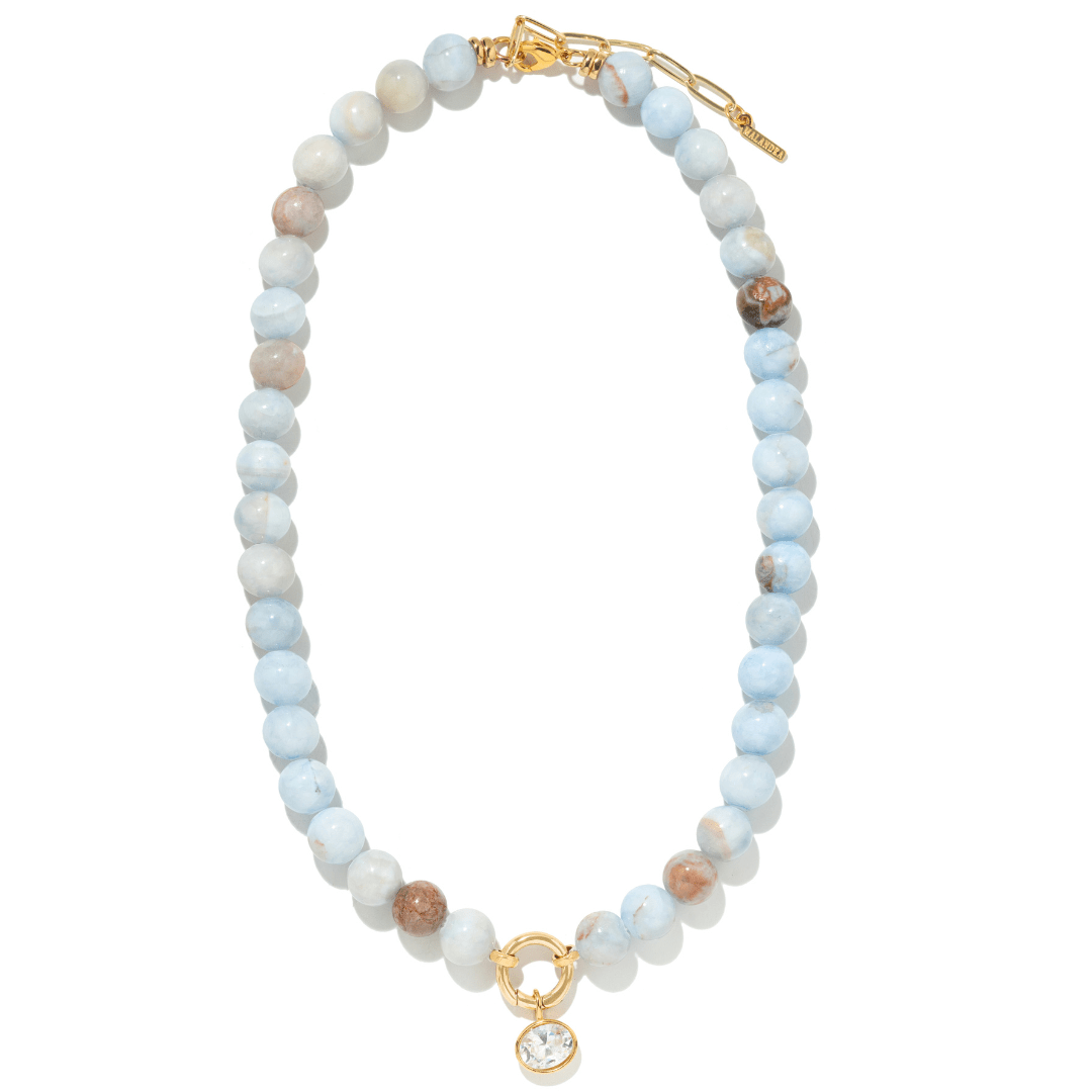 SKY JADE GAIA NECKLACE - COLLARES - Malandra Jewelry - TC2440