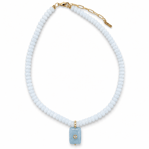 Sky Jasper Gaia Necklace - COLLARES - Malandra Jewelry - TC2604