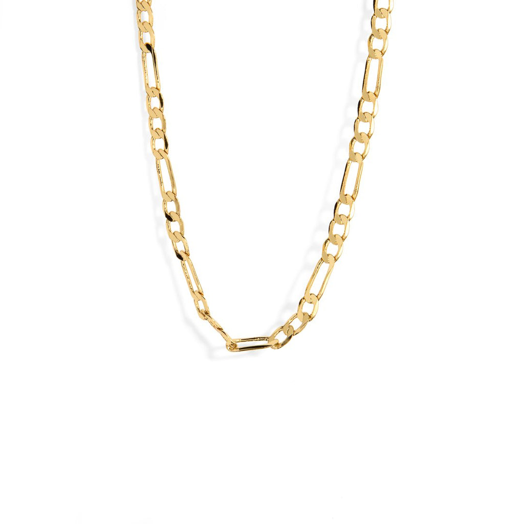 SLEEK FIGARO CHAIN NECKLACE - COLLARES - Malandra Jewelry - TC1740