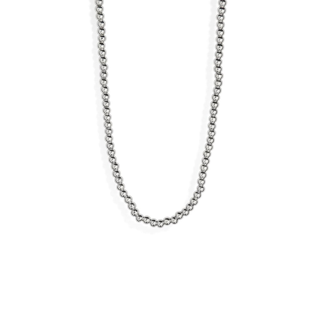 SLEEK SILVER GLEAM NECKLACE - COLLARES - Malandra Jewelry - XIC13.P - MN2022SL