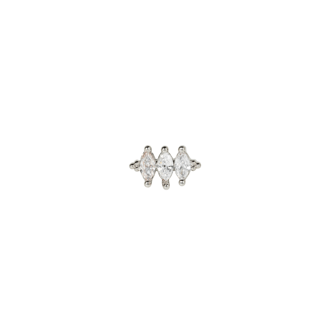 SLEEK SPARK PIERCING - ARETES - Malandra Jewelry - ZTA14