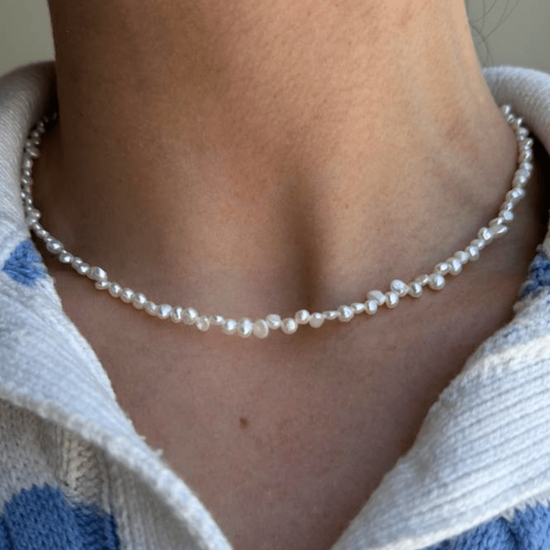 SOFT GLOW PEARL NECKLACE - COLLARES - Malandra Jewelry - TC2309