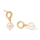 SOFT GLOW PEARL STUDS - ARETES - Malandra Jewelry - TA2401