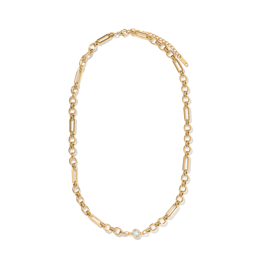 SOFT GOLDEN GLOW NECKLACE - COLLARES - Malandra Jewelry - EUWC301-JDN0306014