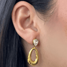 SOFT STATEMENT EARRINGS - ARETES - Malandra Jewelry - AA1573-T68988 / JDE0311119