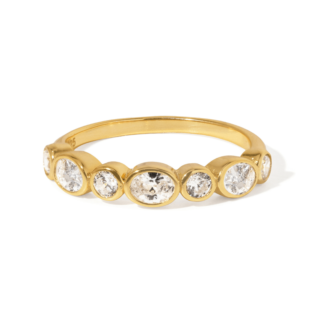 Spark Bubble Band Ring - ANILLOS - Malandra Jewelry - LGR22.7-R-F21029