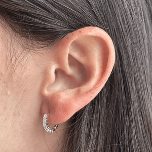 SPARK MINI GOLD HOOPS - ARETES - Malandra Jewelry - ZWA18 - QX01317