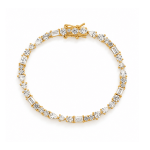 Spark Mixed Cut Bracelet - PULSERAS - Malandra Jewelry - LGP17-B-R4055