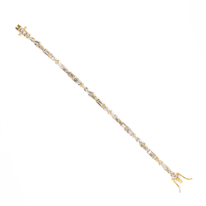 Spark Mixed Cut Bracelet - PULSERAS - Malandra Jewelry - LGP17-B-R4055