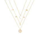 SPARK & PLATES NECKLACE - COLLARES - Malandra Jewelry - XBC46-BJNA006 GDCRY