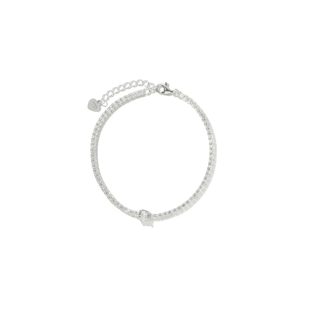 SPARK RADIANT TENNIS BRACELET - PULSERAS - Malandra Jewelry - FBP508-1EPU0057-RP