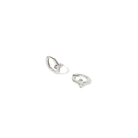 SPARK SILVER CROSS EARRINGS - ARETES - Malandra Jewelry - EAWA130.P-AAE616-2