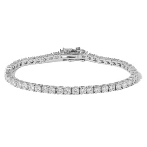 SPARK SILVER TENNIS BRACELET - PULSERAS - Malandra Jewelry - LRP3.P-SMOB01-P-3-6.5