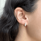 SPARKLING GOLDEN HOOPS - ARETES - Malandra Jewelry - ERA127 - 60246501696C