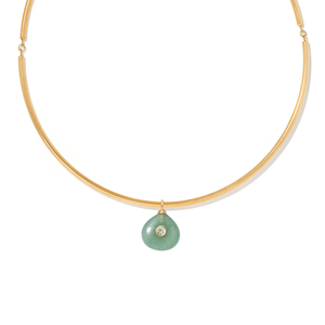 Spearmint Aventurine Gaia Choker - COLLARES - Malandra Jewelry - TC2738