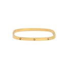 SQUARED GOLDEN SPARK BRACELET - PULSERAS - Malandra Jewelry - EMKP11 - B240