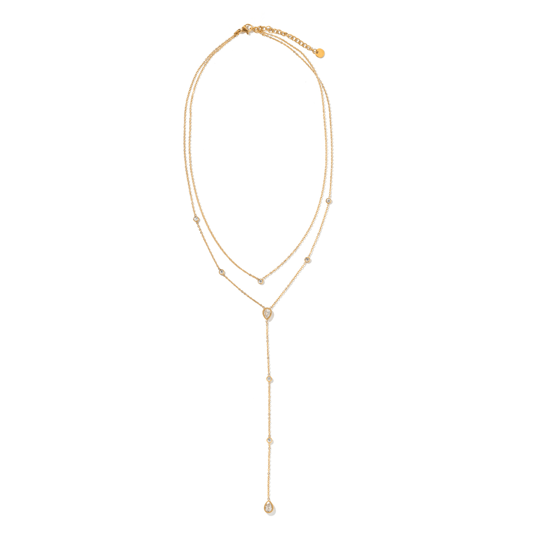 STARDUST LARIAT NECKLACE - COLLARES - Malandra Jewelry - EUWC567-JDN0201309