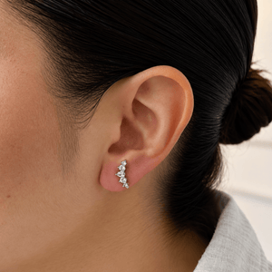 Starry Climber Silver Piercing - ARETES - Malandra Jewelry - ZTA41.P-EGD1761K