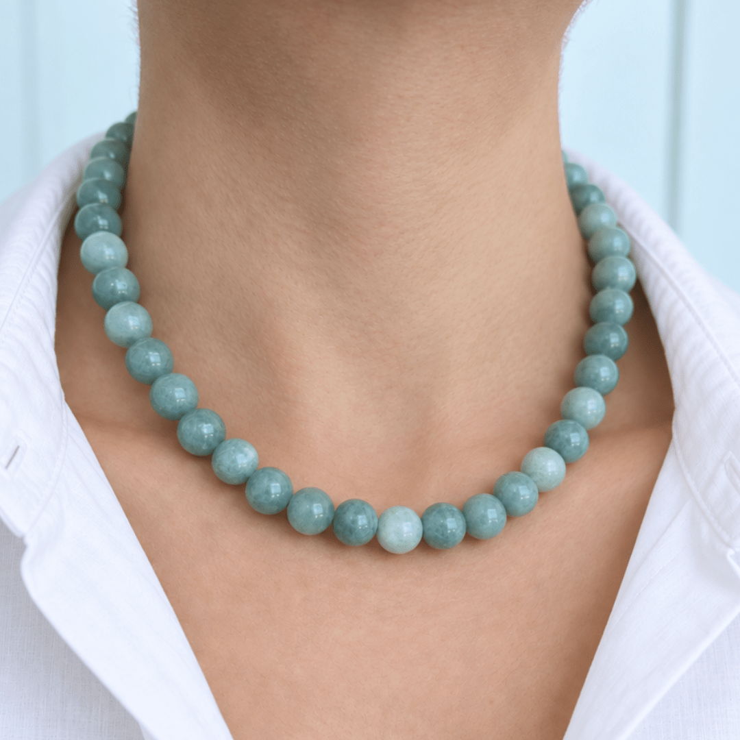 Storm Jade Terra Necklace - COLLARES - Malandra Jewelry - TC2671