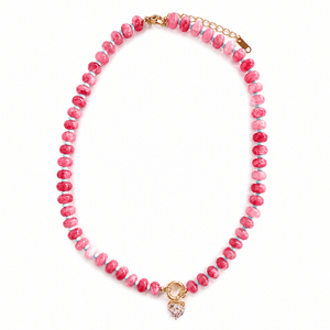 Strawberry Heart Necklace - COLLARES - Malandra Jewelry - EUWC579-JDN0106056-PK
