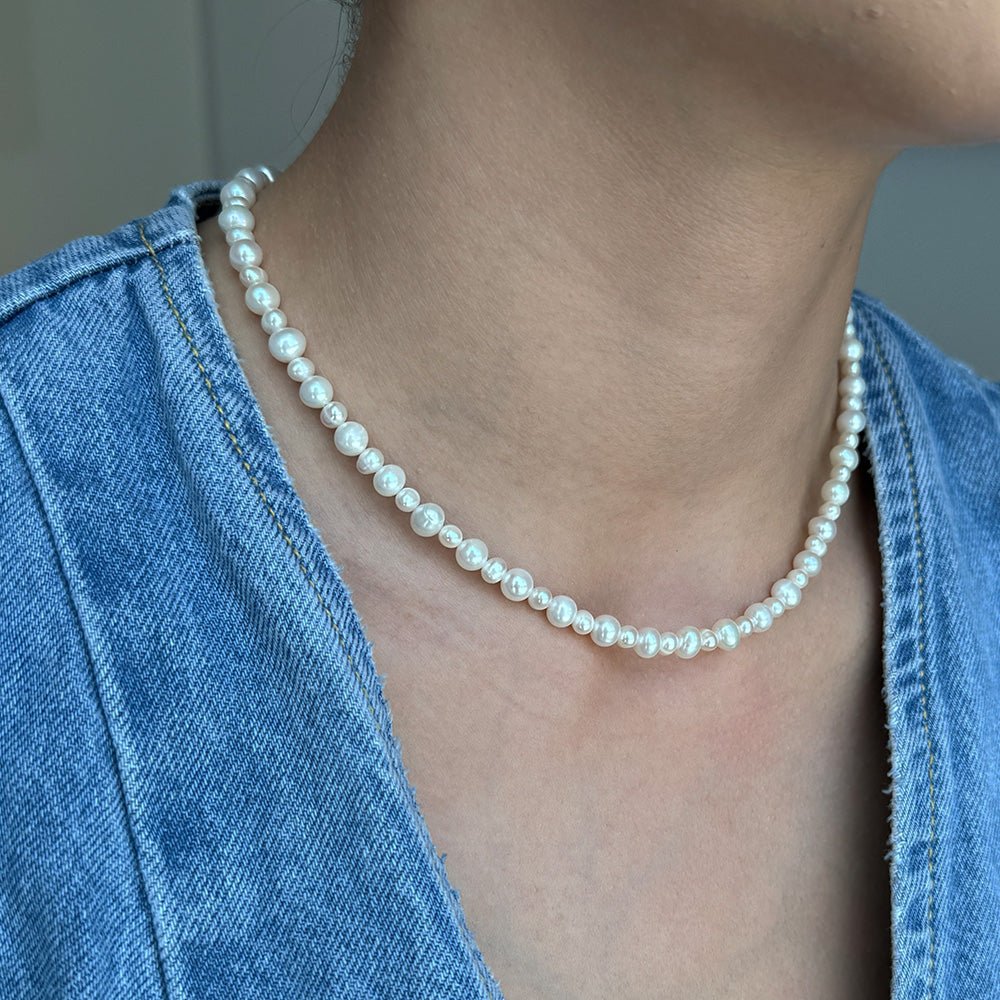 SUBTLE MIX PEARL NECKLACE - COLLARES - Malandra Jewelry - TC1731