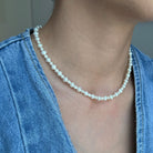 SUBTLE MIX PEARL NECKLACE - COLLARES - Malandra Jewelry - TC1731
