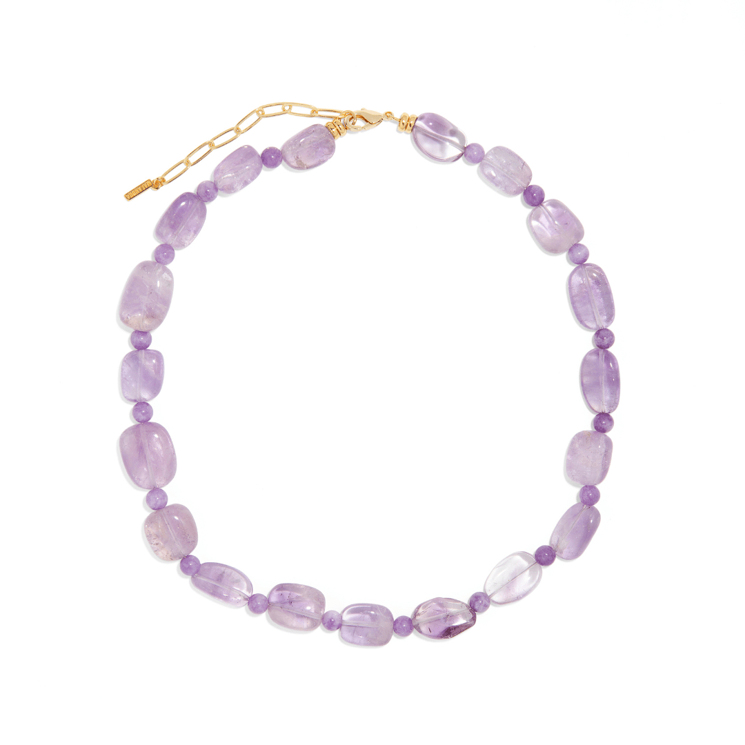 SUMMER LILAC NECKLACE - COLLARES - Malandra Jewelry - TC2007