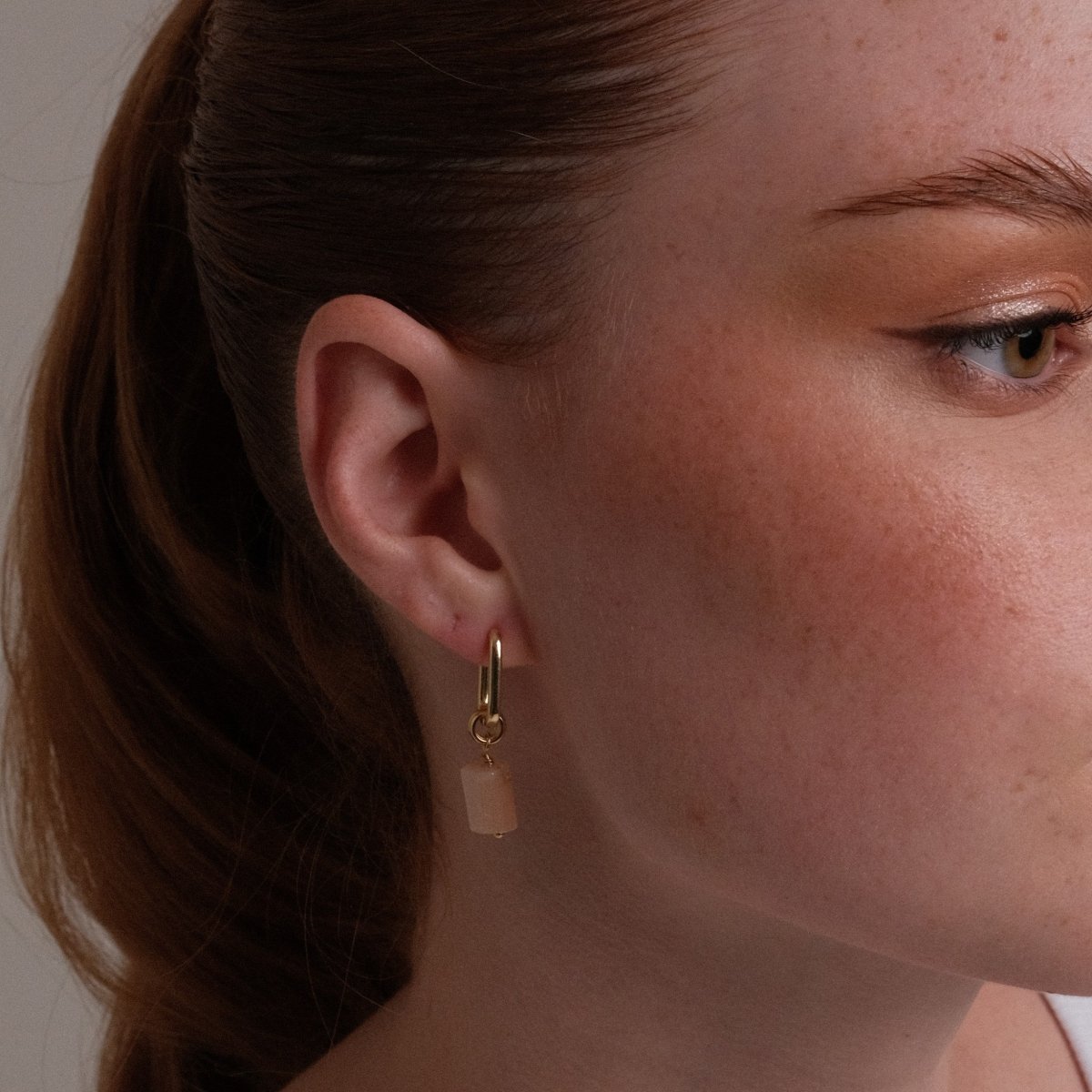 SUNSTONE AURA EARRINGS - ARETES - Malandra Jewelry - TA1622