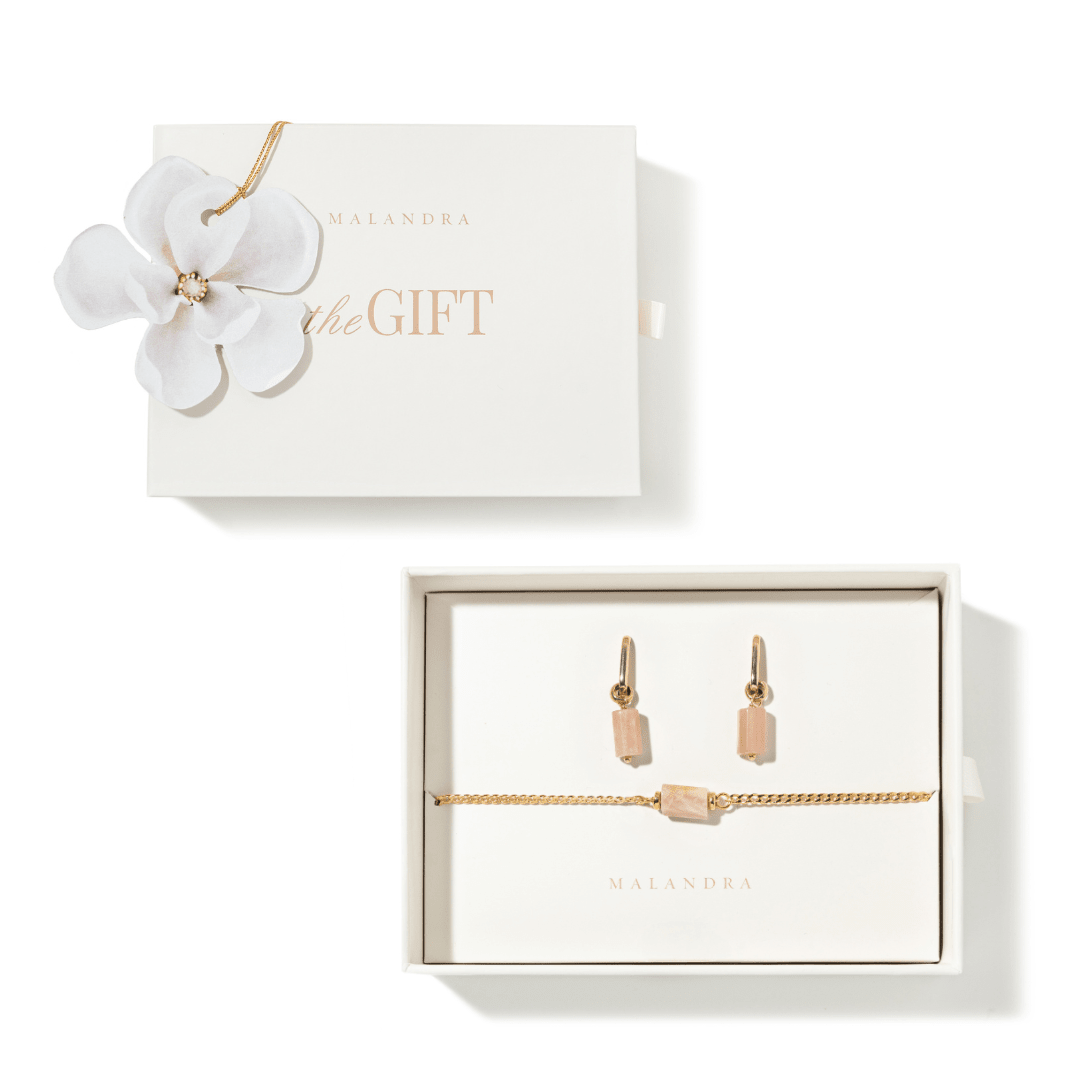 SUNSTONE AURA GIFT SET - SETS DE REGALO - Malandra Jewelry - SET113-TP1612 TA1622