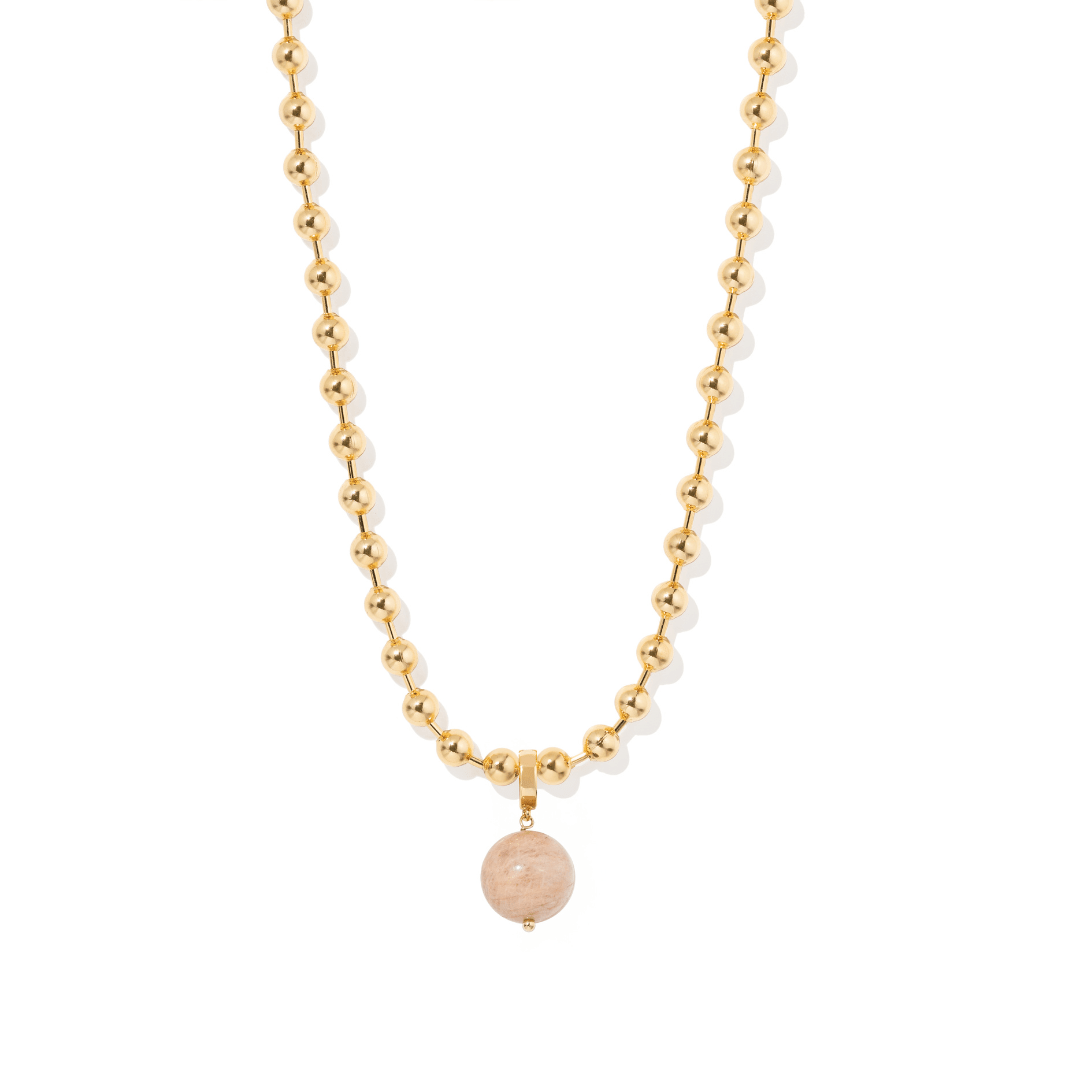 SUNSTONE BEADED NECKLACE - COLLARES - Malandra Jewelry - TC2294 / EYHC13