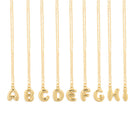 SWEET GOLDEN BALLOON LETTER NECKLACE - COLLARES - Malandra Jewelry - TC1734.A