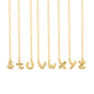 SWEET GOLDEN BALLOON LETTER NECKLACE - COLLARES - Malandra Jewelry - TC1734.A