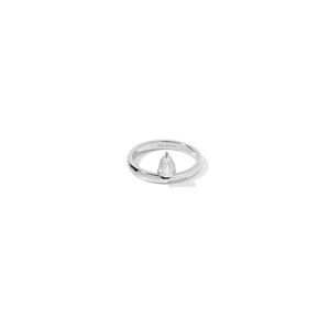 TEAR DROP SILVER ICON RING - ANILLOS - Malandra Jewelry - EUWR257.6.P