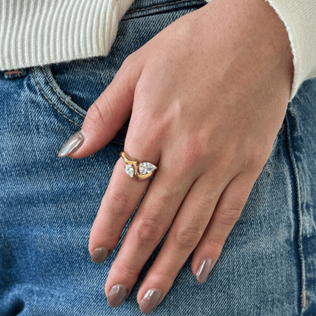 TEARDROP GLEAM RING - ANILLOS - Malandra Jewelry - EUWR347.6-JDR0302013-6