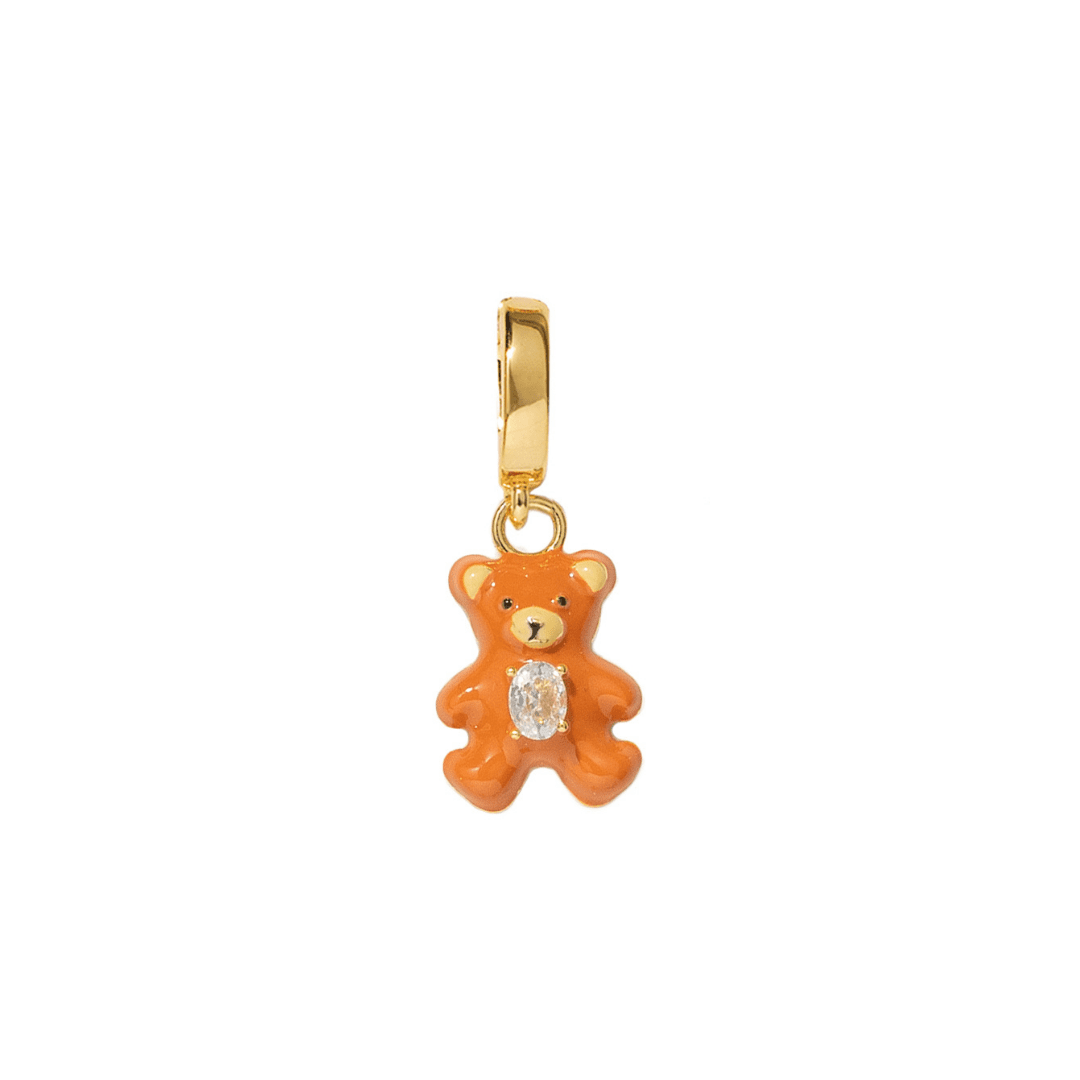 TEDDY BEAR CHARM - DIJES - Malandra Jewelry - EYHD116-3D TEDDY BEAR