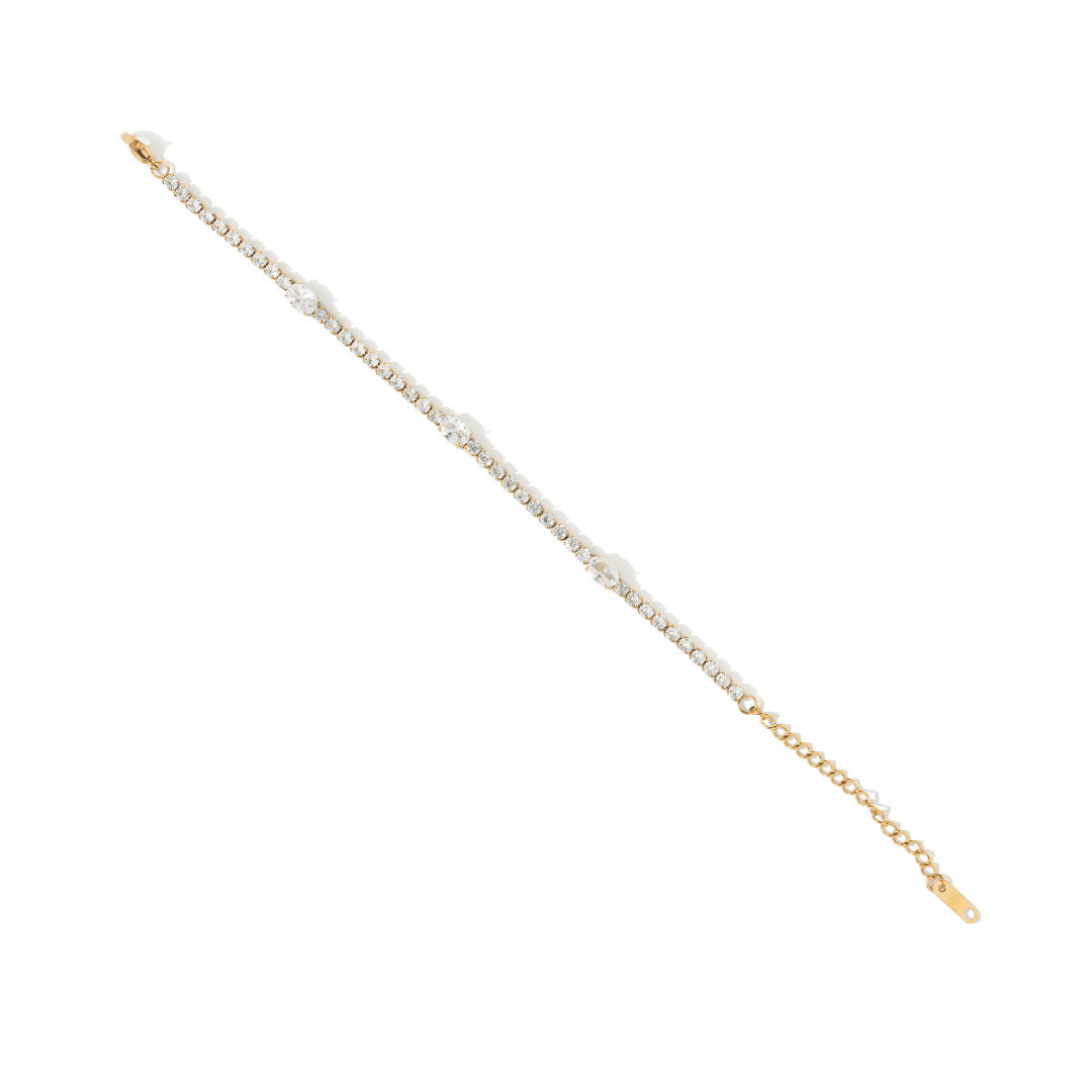 TENNIS OVAL GLOW BRACELET - PULSERAS - Malandra Jewelry - EUWP380-JDB0311104