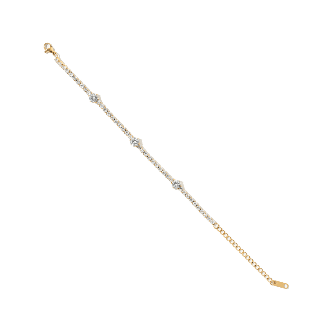 TENNIS ROUND RADIANCE BRACELET - PULSERAS - Malandra Jewelry - EUWP381-JDB0311105