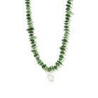 TERRA GREEN JADE NECKLACE - COLLARES - Malandra Jewelry - TC2102
