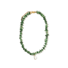 TERRA GREEN JADE NECKLACE - COLLARES - Malandra Jewelry - TC2102
