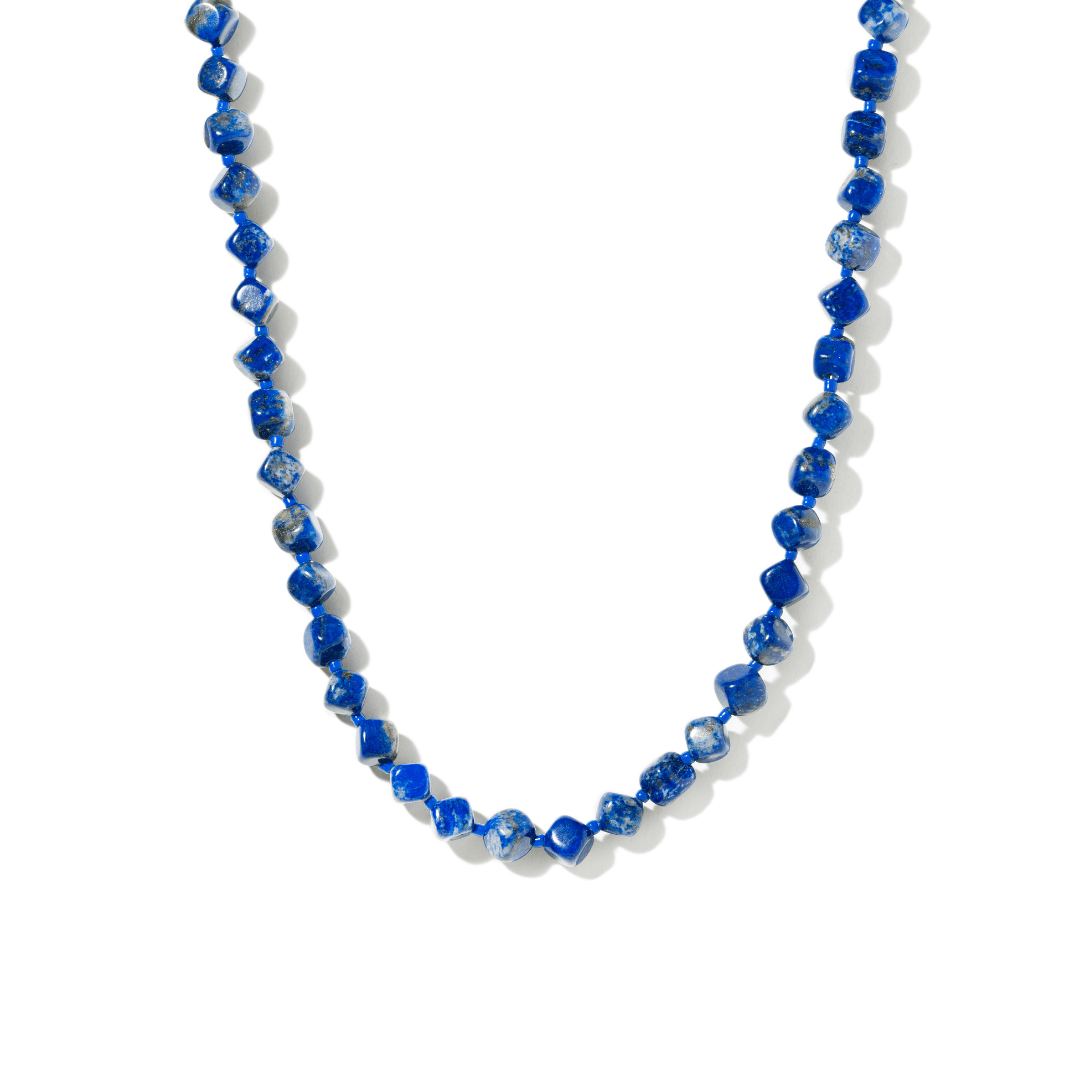 TERRA LAPISLAZULI STONE NECKLACE - COLLARES - Malandra Jewelry - TC2074