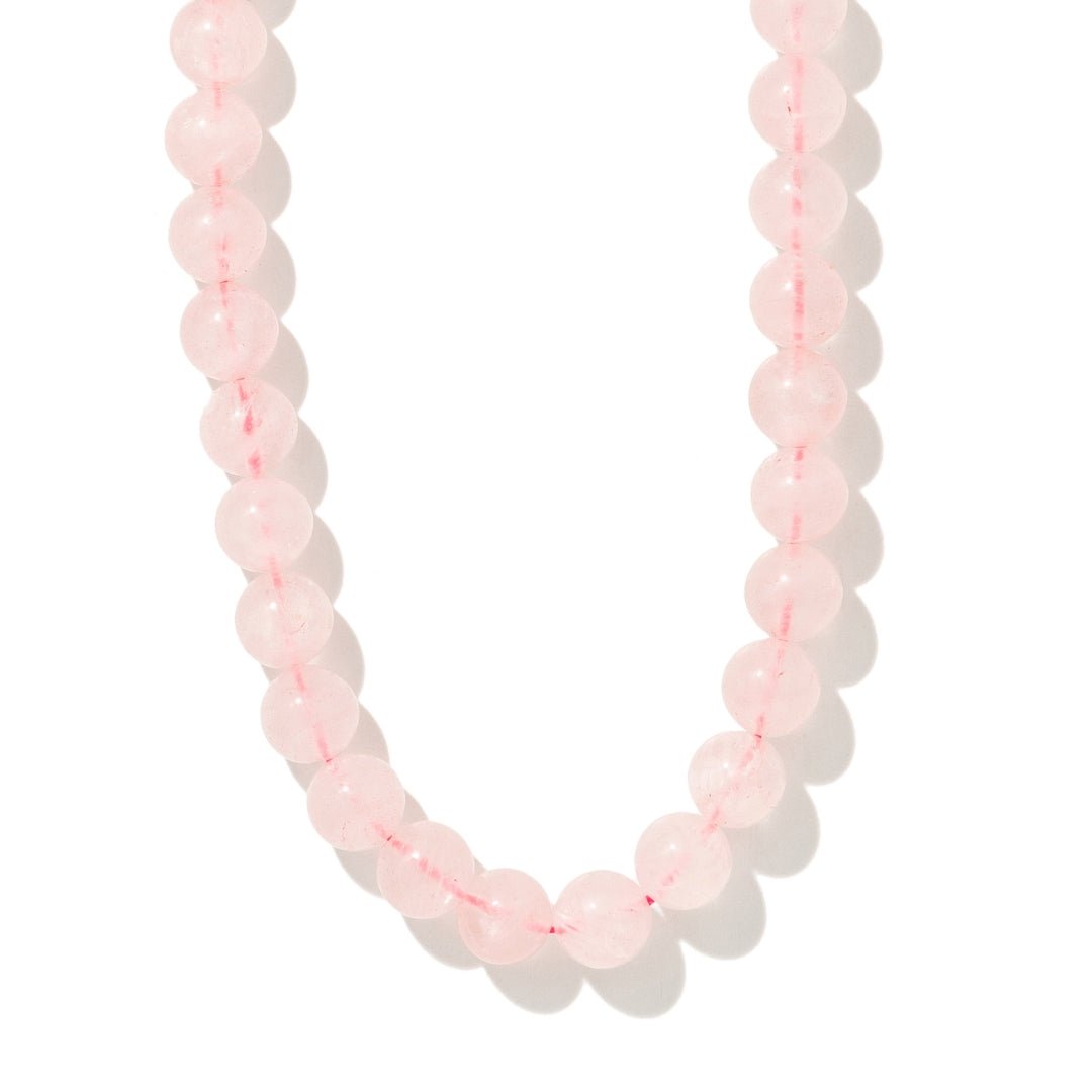 TERRA ROSE QUARTZ NECKLACE - COLLARES - Malandra Jewelry - TC2467