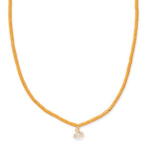 Terracotta Marquise Gaia Necklace - COLLARES - Malandra Jewelry - TC2699