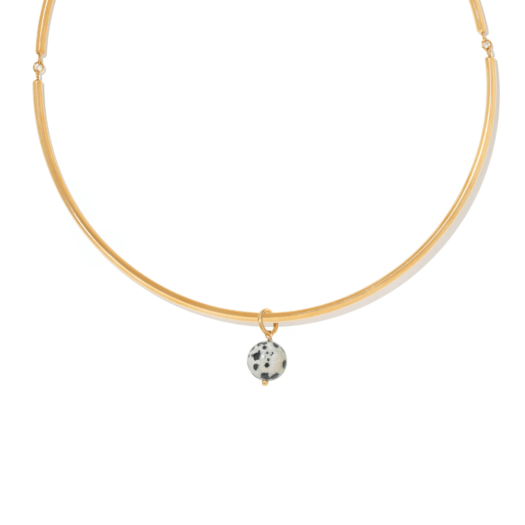 Terrazzo Jasper Gaia Choker - COLLARES - Malandra Jewelry - TC2736