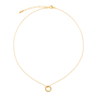 THE CIRCLE LUX GOLDEN NECKLACE - COLLARES - Malandra Jewelry - XBC159 - BPN00439 GDCRY