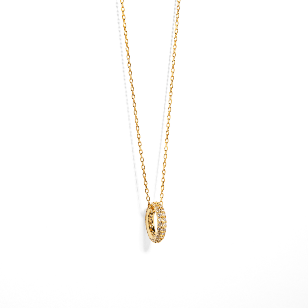 THE CIRCLE LUX GOLDEN NECKLACE - COLLARES - Malandra Jewelry - XBC159 - BPN00439 GDCRY