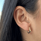 THE GOLD HOOPS - ARETES - Malandra Jewelry - ZWA107-QX06474