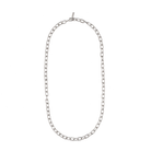 THE LINK LARGE SILVER NECKLACE - COLLARES - Malandra Jewelry - ICC413.P