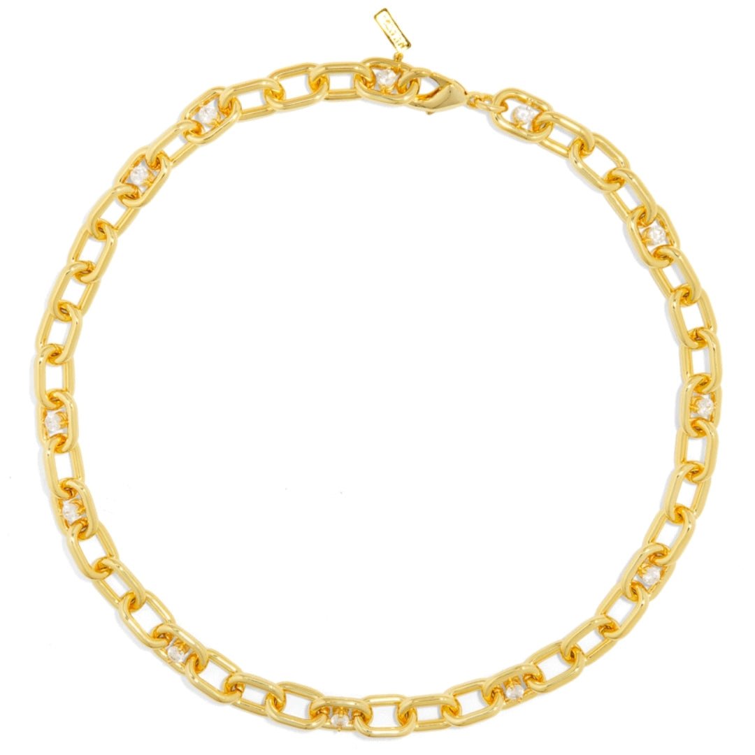 THE LINK SPARK NECKLACE - COLLARES - Malandra Jewelry - ICC441