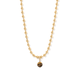 TIGER EYE BEADED NECKLACE - COLLARES - Malandra Jewelry - TC2290 / EYHC13
